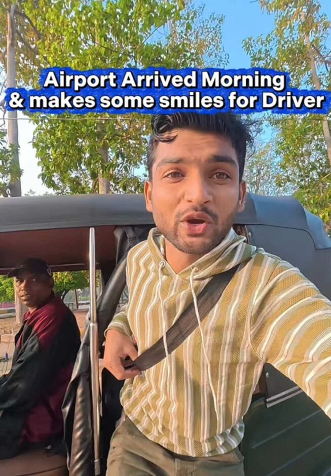 TikTok video: arriving at Colombo Airport, Sri Lanka