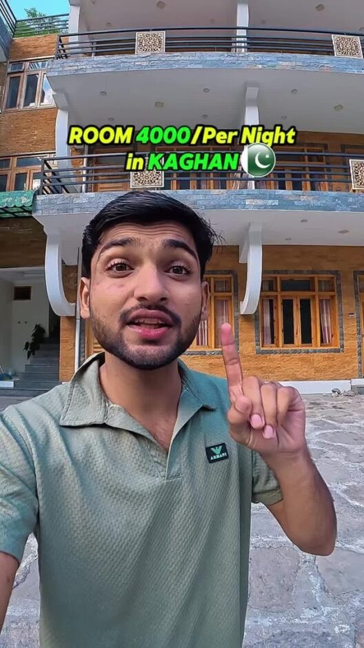 TikTok video: hotel room rates in Kaghan, Pakistan